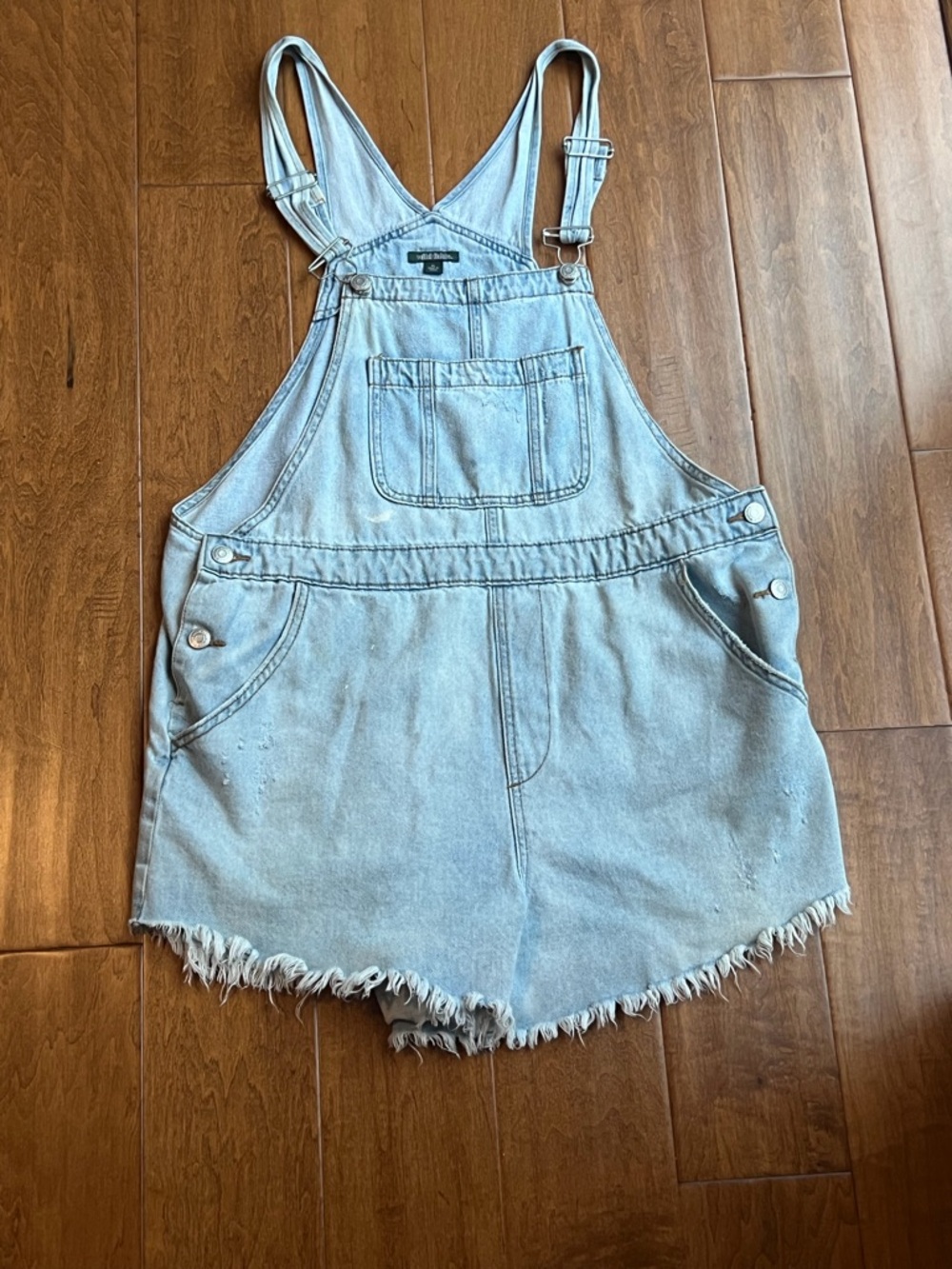 Wild Fable Light Wash Denim Overall Shorts